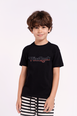 CAMISETA VÖRR ROCK INFANTIL - PRETO - Vörr Brasil