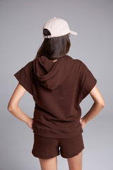 SHORT ENDORFINA - MARROM