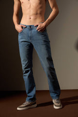 CALÇA JEANS 012 BASE SLIM - AZUL - Vörr Brasil