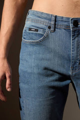CALÇA JEANS 012 BASE SLIM - AZUL - Vörr Brasil