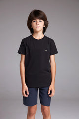 CAMISETA TEMPOS DE CONEXÃO INFANTIL - PRETO