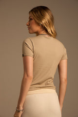 BLUSA CORUMBAU - AREIA