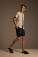 CAMISA LEBLON COM BOLSO - CINZA
