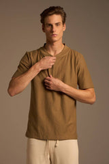 CAMISETA NORONHA COM ZÍPER - VERDE - Vörr Brasil