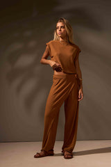 CALÇA EQUILÍBRIO ALGODÃO - COBRE