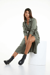 VESTIDO VIDA - OLIVA