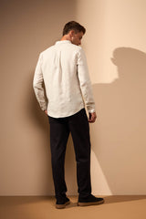 CAMISA LINHO GIBSON - AREIA