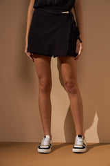 SHORT SAIA RAÍZES - PRETO