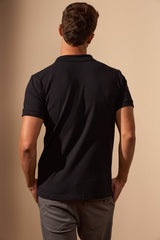 POLO EXPLORER - PRETO E DOURADO