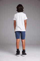 CAMISETA BÁSICA CLÁSSICA INFANTIL - BRANCO E PRETO - Vörr Brasil