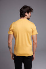 CAMISETA BÁSICA SLIM GOLA ALTA NATURALE - LARANJA - Vörr Brasil