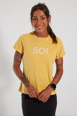 CAMISETA SOL - AMARELO