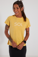 CAMISETA SOL - AMARELO