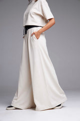 CALÇA PANTALONA HARMONIA - AREIA