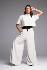 CALÇA PANTALONA HARMONIA - AREIA