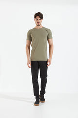 CAMISETA BÁSICA LONG - VERDE MUSGO