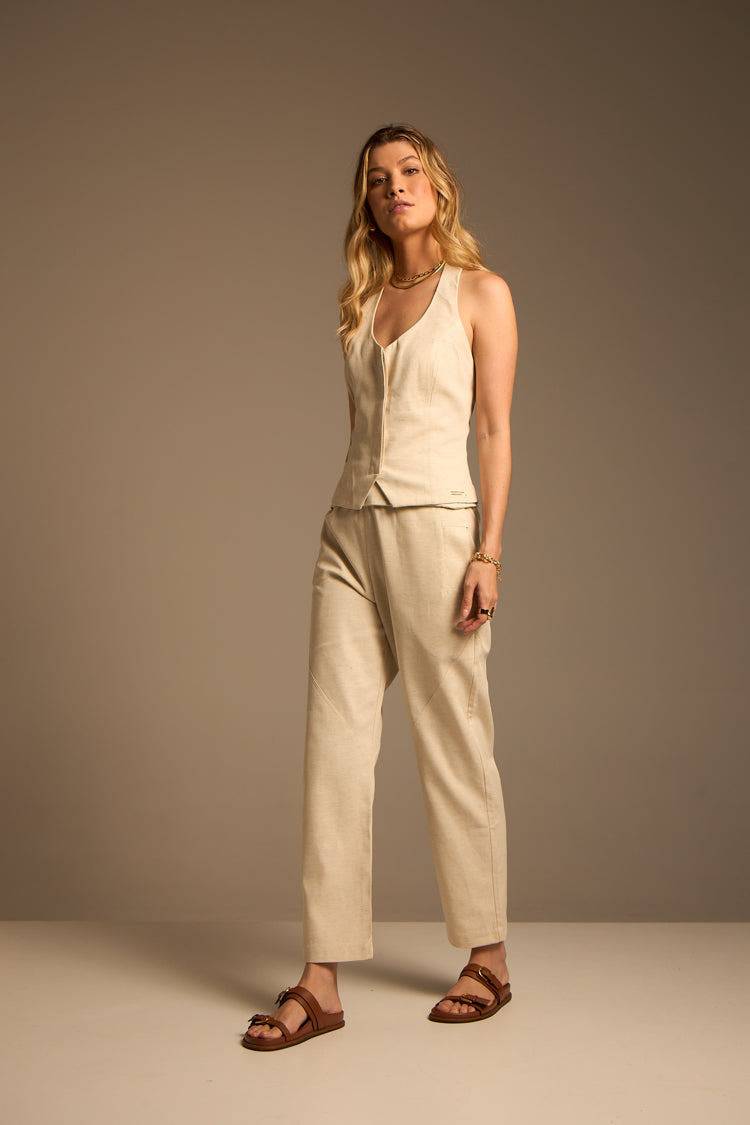 BLUSA FLORIPA - AREIA da Vörr Brasil | Loja Oficial Vörr Brasil