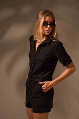 BLUSA SELVA ALGODÃO - PRETO da Vörr Brasil | Loja Oficial Vörr Brasil