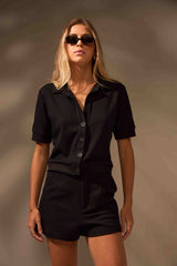 BLUSA SELVA ALGODÃO - PRETO da Vörr Brasil | Loja Oficial Vörr Brasil