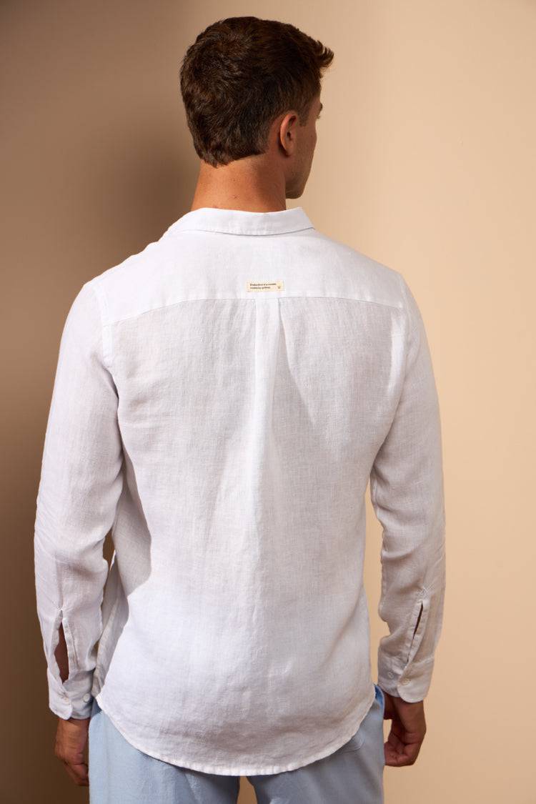 CAMISA LINHO GIBSON - BRANCO da Vörr Brasil | Loja Oficial Vörr Brasil