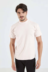CAMISETA BÁSICA SLIM GOLA ALTA - OFF WHITE da Vörr Brasil | Loja Oficial Vörr Brasil