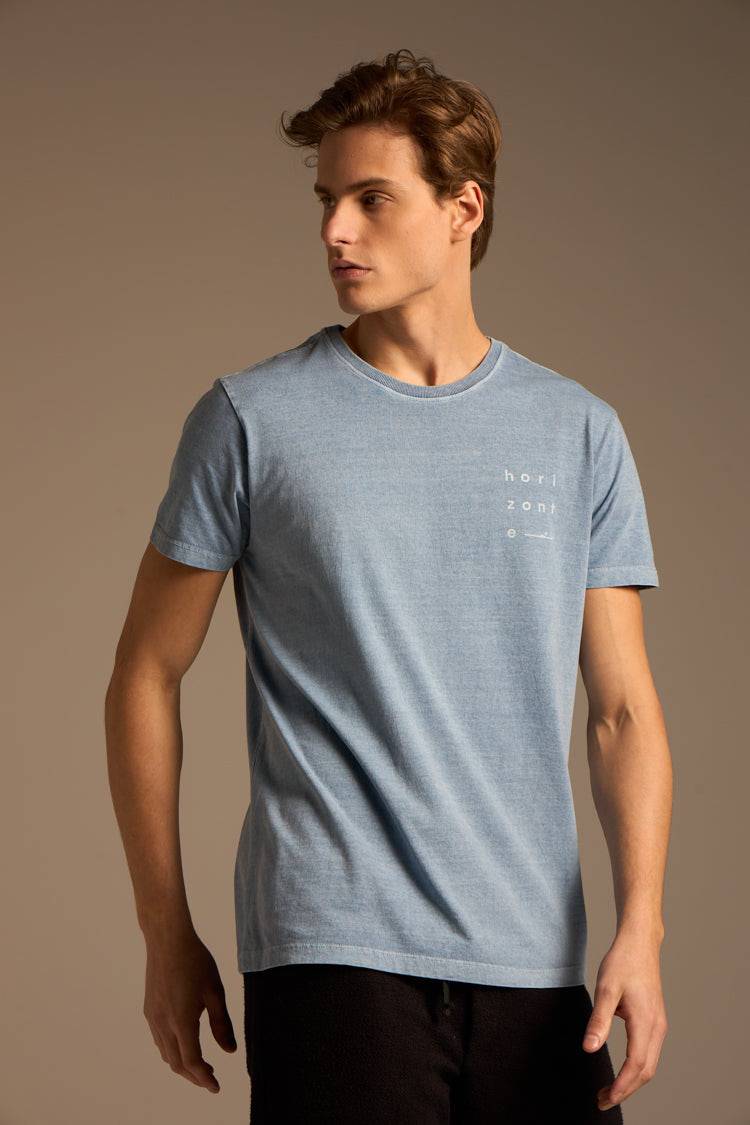 CAMISETA HORIZONTE STONE - AZUL da Vörr Brasil | Loja Oficial Vörr Brasil