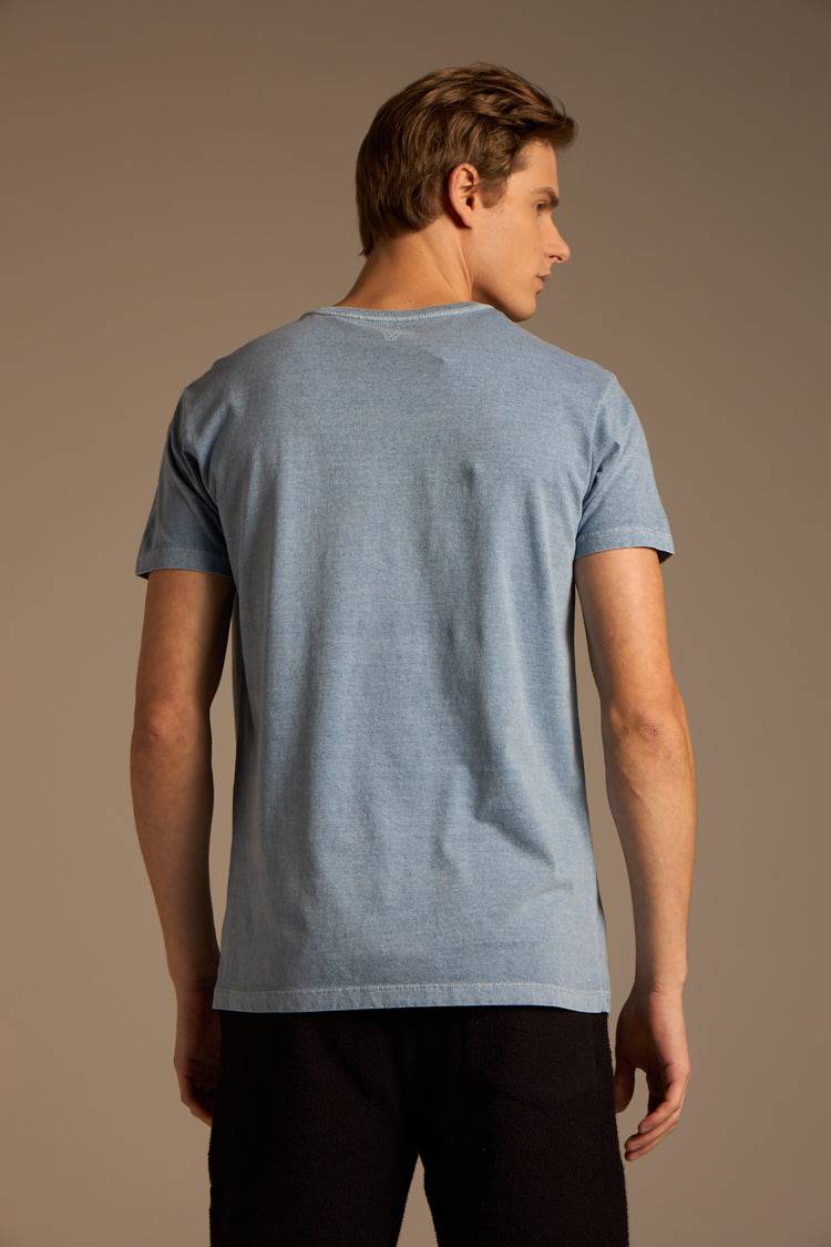 CAMISETA HORIZONTE STONE - AZUL da Vörr Brasil | Loja Oficial Vörr Brasil