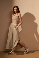 CROPPED MARESIA - AREIA da Vörr Brasil | Loja Oficial Vörr Brasil