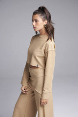 CROPPED TEMPOS - CARAMELO da Vörr Brasil | Loja Oficial Vörr Brasil