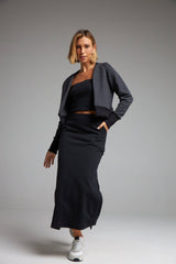 SAIA MIDI AURORA - PRETO da Vörr Brasil | Loja Oficial Vörr Brasil