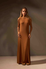 VESTIDO EQUILÍBRIO ALGODÃO - COBRE da Vörr Brasil | Loja Oficial Vörr Brasil