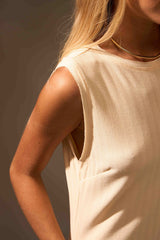 VESTIDO EQUILÍBRIO ALGODÃO - OFF WHITE da Vörr Brasil | Loja Oficial Vörr Brasil
