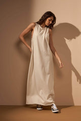 VESTIDO FOZ - AREIA da Vörr Brasil | Loja Oficial Vörr Brasil