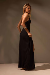 VESTIDO MIDI SELVA ALGODÃO - PRETO da Vörr Brasil | Loja Oficial Vörr Brasil