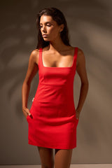 VESTIDO SUNSET LINHO - LARANJA da Vörr Brasil | Loja Oficial Vörr Brasil