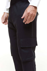 CALÇA LINHO CARGO - PRETO - Vörr Brasil