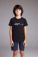 CAMISETA 14BIS KIDS INFANTIL - PRETO