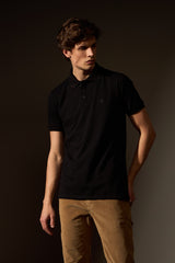 POLO PIMA PIQUET - PRETO