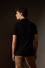 POLO PIMA PIQUET - PRETO