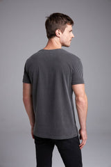 CAMISETA BÁSICA STONE 100% EMOÇÃO  - CHUMBO - Vörr Brasil