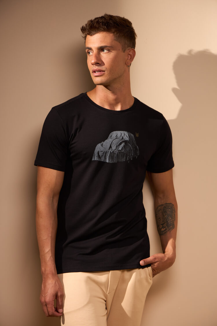 CAMISETA NOVO FUSCA - PRETO
