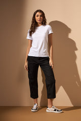 CAMISETA ESSENCIAL ALGODÃO EGÍPCIO - BRANCO