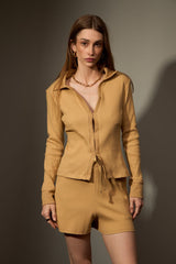 BLUSA CANION - BEGE
