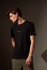 CAMISETA RAQUETES - PRETO