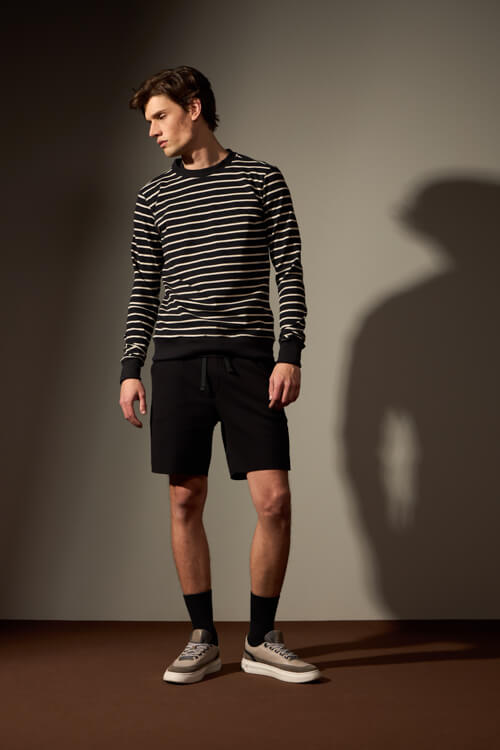 BLUSA POÇO - PRETO E BRANCO