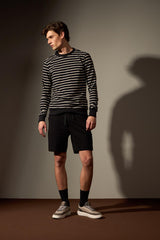 BLUSA POÇO - PRETO E BRANCO