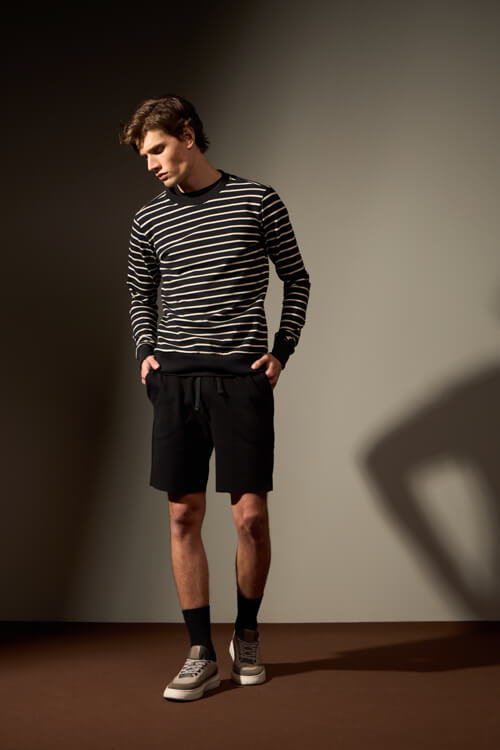 BLUSA POÇO - PRETO E BRANCO