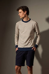 BLUSA POÇO - AREIA E MARINHO