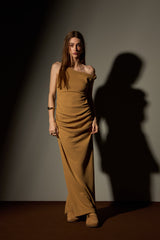 VESTIDO CAVERNAS - CARAMELO