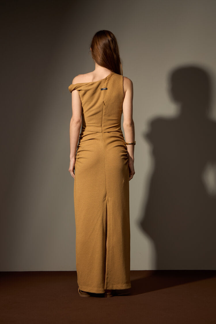 VESTIDO CAVERNAS - CARAMELO